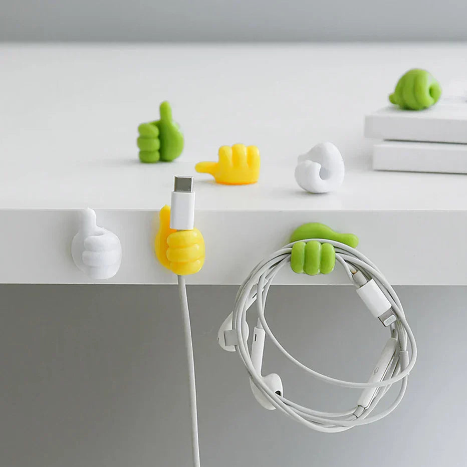 Organizer Hand Support for Cables and Wires