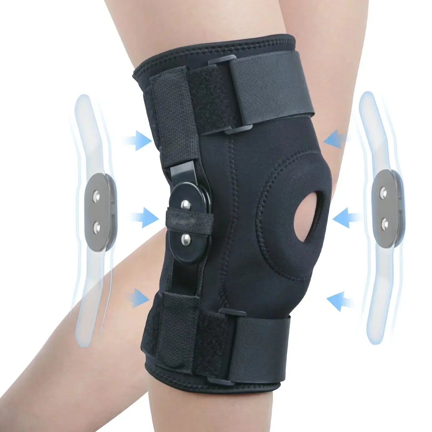 Orthopedic Knee Brace with Lateral Stabilizers
